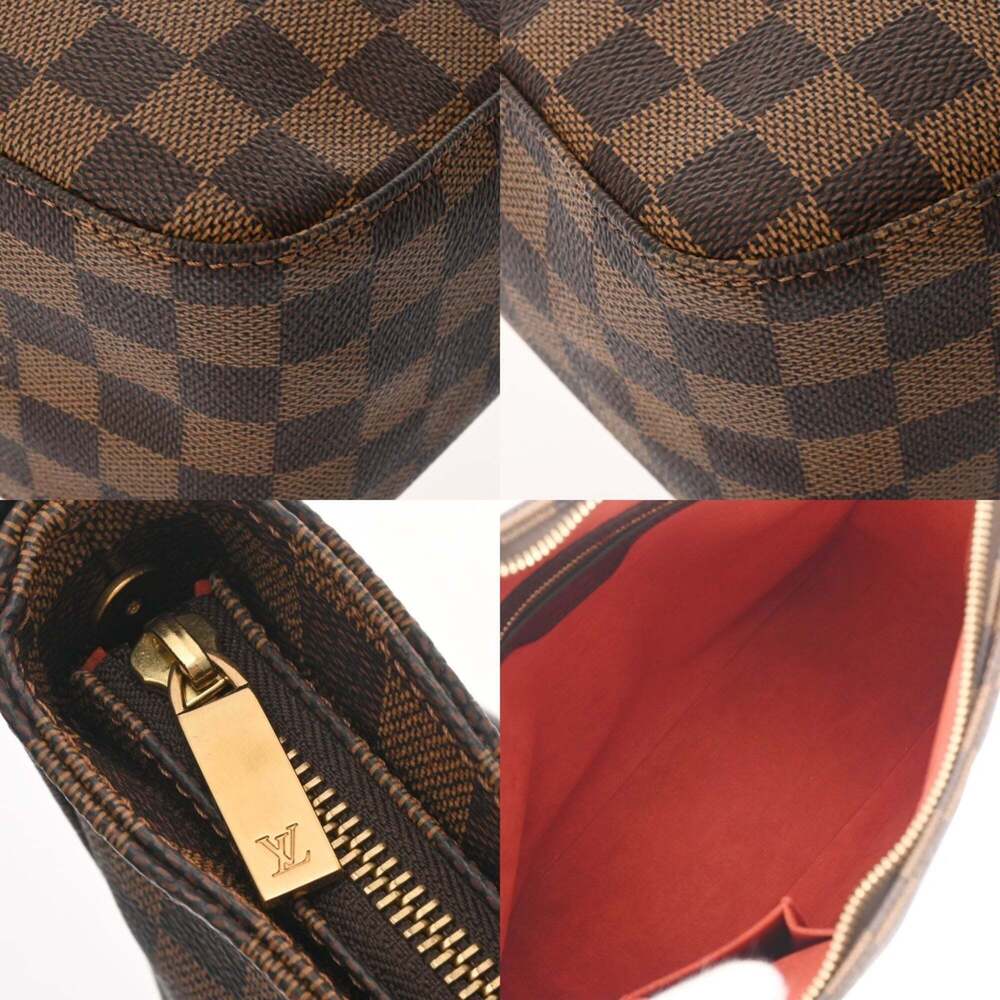 LOUIS VUITTON Authentic Brown Damier Canvas Looping GM Shoulder Bag - Picture 10 of 11